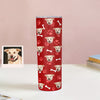 Custom 20oz Pet Face Tumbler Cup Custom Dog Cat Photo Coffee Tumblers Custom 20oz Skinny Stainless Steel Tumblers