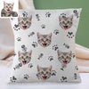 Personalized Cat Face Pillow Decorative Cushion Cover Pet Face Pillow Decorative Throw Pillows