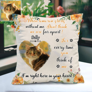 Cat Loss Gift Cat Memorial Pillow Pet Pillow Cat Pillow Custom Cat Pillow Gift for Cat Dad Mom