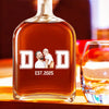 Christmas Gift For Dad Custom Whiskey Bottle for Dad Custom Whisky Decanter Fathers Day Gift