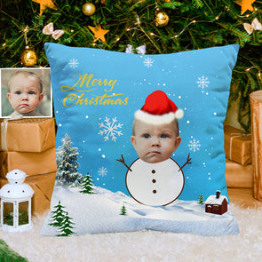 Merry Christmas Pillow Pillowcase Decorative Cushion Cover Custom Decorative Throw Pillows