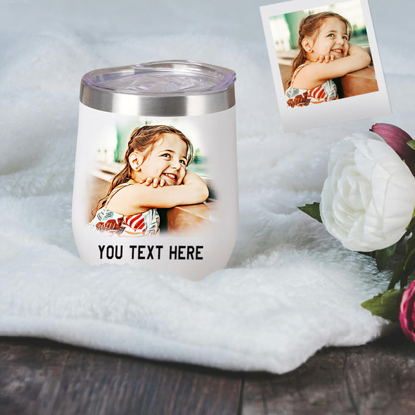 Custom 12oz Pet Tumbler with Photos Custom Pet Stainless Steel Tumbler Christmas Gift