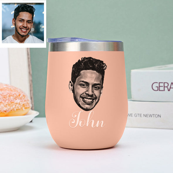 Custom 12oz Pet Tumbler with Photos Custom Pet Stainless Steel Tumbler Christmas Gift