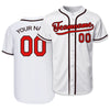 Custom White Authentic Baseball Jerseys Custom Varsity Baseball Sports Uniform with Name Logo