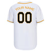 Custom White Authentic Baseball Jerseys Custom Varsity Baseball Sports Uniform with Name Logo