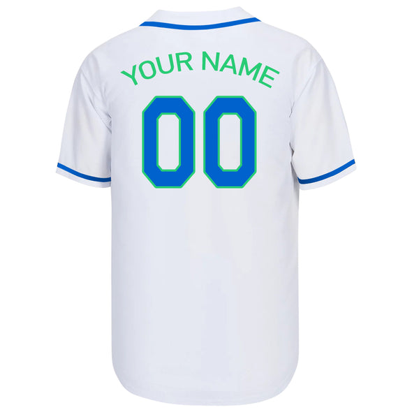 Custom White Authentic Baseball Jerseys Custom Varsity Baseball Sports Uniform with Name Logo