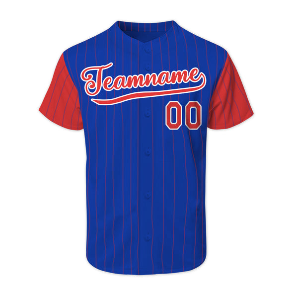 Custom Blue Authentic Baseball Jerseys Soprts Uniform with Name Team Name Logo for Adult Kids