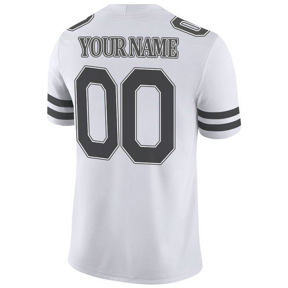 Custom Authentic White Football Jerseys Uniform Mens Womens Personalized Football Team Jerseys