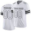 Custom Authentic White Football Jerseys Uniform Mens Womens Personalized Varsity Football Team Jerseys