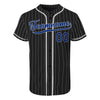 Personalized Varsity Baseball Jersey Custom Black Baseball Jerseys Button Down Shirt