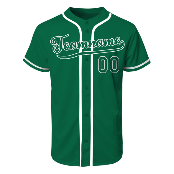 Custom Green Baseball Jerseys Custom Baseball Varsity Uniform for Adult Kids Baseball Fans Gift