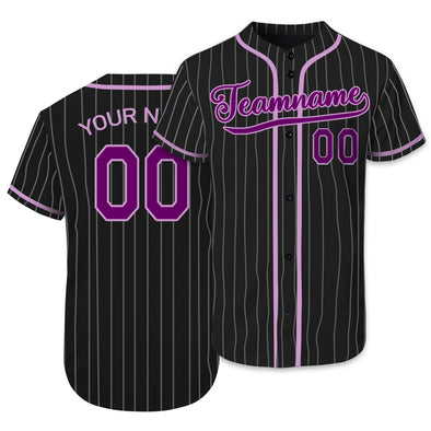 Custom Varsity Baseball Jersey Custom Black Baseball Jerseys Button Down Shirt Sports Uniform