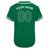 Custom Green Baseball Jerseys Custom Baseball Varsity Uniform for Adult Kids Baseball Fans Gift