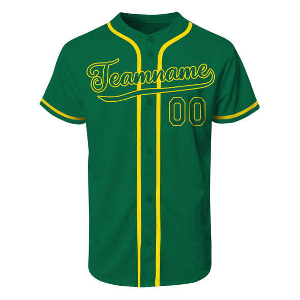 Custom Green Baseball Jerseys Custom Baseball Varsity Uniform for Adult Kids Baseball Fans Gift