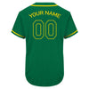 Custom Green Baseball Jerseys Custom Baseball Varsity Uniform for Adult Kids Baseball Fans Gift