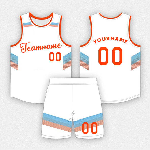 Custom Basketball Authentic Jerseys Design Basketball Team Uniforms Sets for Mens Womens