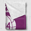 Custom Basketball Blanket for Girls Boys Sports Throw Blankets Custom Basketball Theme Gifts for Team Players