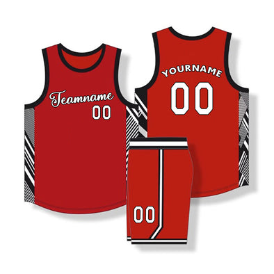 Adult Custom Basketball Athletic Jersey Team Sportwear Sets Personalized Team Basketball Uniforms
