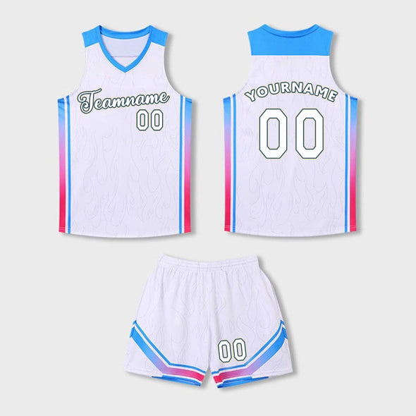 Custom Design Basketball Team Uniforms Sets Men Womens Custom Basketball Jerseys Authentic