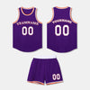 Custom Basketball Team Jersey Sportwear Sets Black White Team Basketball Uniforms for Men Women