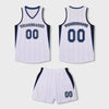 Custom Design Basketball Team Pinstripe Uniforms Sets Custom Men Womens Basketball Training Wear