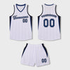 Custom Basketball Team Pinstripe Uniforms Sets