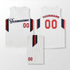 Custom Basketball Team Sports Uniform Sets with Number Logo Custom Basketball Jersey for Men Women