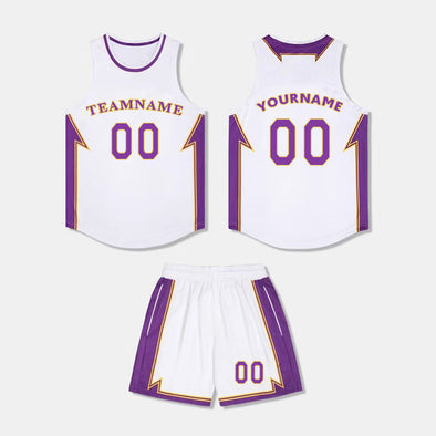 Custom Basketball Team Uniforms Set Sportwear Team Basketball Jersey for Men Women Adult