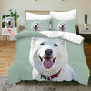 Custom Bedding Set with Pet Picture Custom Dog Cat Photo Duvet Cover Custom Pet Bed Sheets