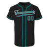 Custom Black Authentic Baseball Jersey Gift for Baseball Fans
