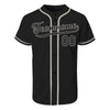 Custom Black Varsity Baseball Sports Uniform Custom Baseball Jerseys for Adult and Kids