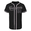 Custom Black Baseball Jerseys Custom Varsity Baseball Authentic Uniform for Adult and Kids