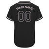 Custom Black Authentic Baseball Jersey