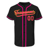 Custom Black Baseball Jerseys Custom Varsity Baseball Authentic Uniform for Adult and Kids