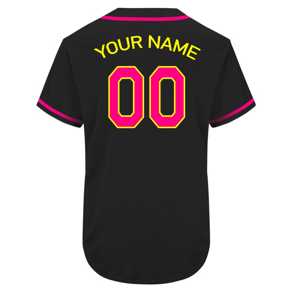 Custom Black Baseball Jerseys Custom Varsity Baseball Authentic Uniform for Adult and Kids