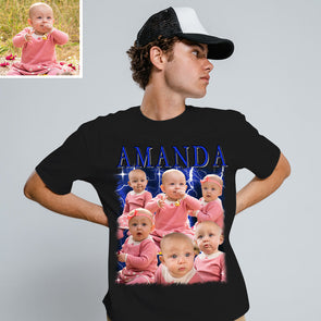 Unisex Custom Vintage Bootleg Rap T-Shirt