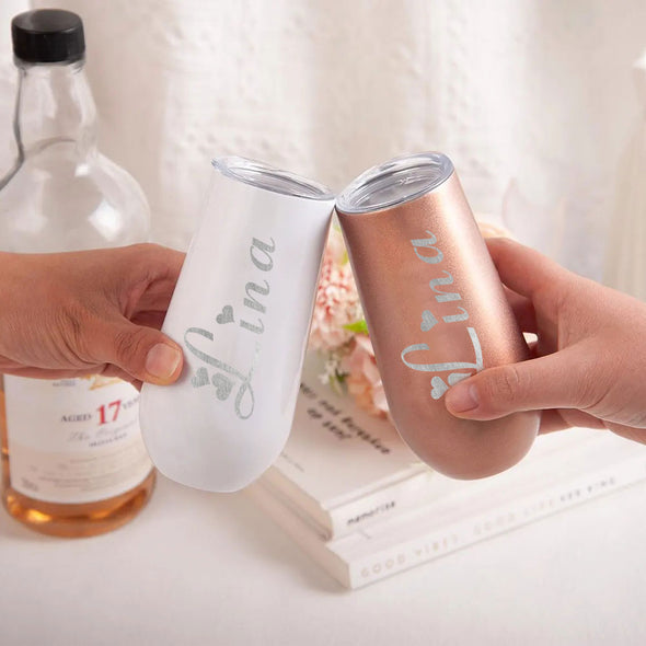 Custom Bridesmaid Tumbler with Name Custom Wedding Name Tumbler Bridesmaid Proposal Gift Bridesmaid Gift