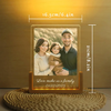 Custom Cartoon Portrait Night Light Cartoon Style Gift Personalized Pixar Photo Frame LED Lamp Christmas Gift