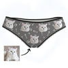 Custom Cat Photo Panties Cat Face on Underwear