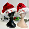 Custom Embroidered Santa Hats Custom Christmas Party Hats for Family Personalized Santa Hats with Name