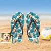 Personalized Face Photo Flip Flops For Man And Woman Summer Beach Holiday Unique Gifts