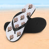 Personalized Face Photo Flip Flops For Man And Woman Summer Beach Slide Slipper Funny Gifts