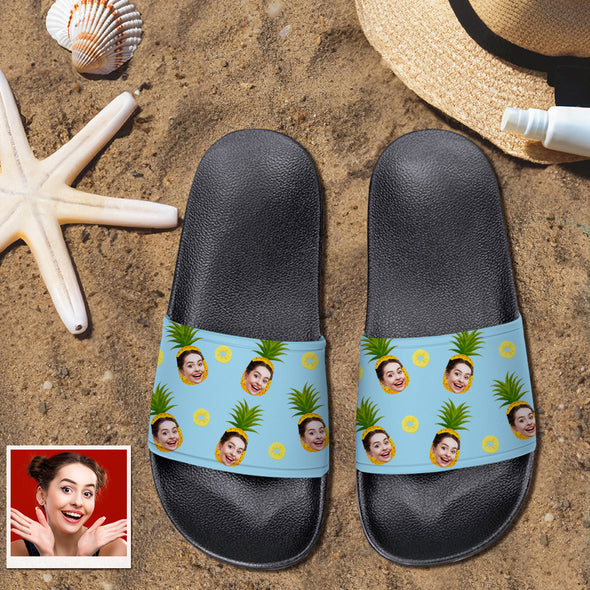 Custom Face Photo Slides Slippers Custom Slides Sandals with Photo For Man And Woman