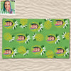 Custom Face Beach Towel Funny Gift