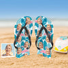 Custom Flip Flops with Photo Create Your Own Flip Flop Summer Funny Gift for Vacation