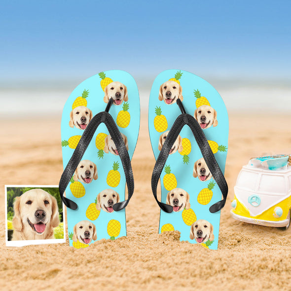 Custom Flip Flops with Photo Create Your Own Flip Flop Funny Gift for Vacation