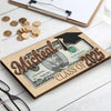 Personalized Grad Money Holder Custom Grad Gift Gift for High School Senior Custom Grad Name Cash Holder