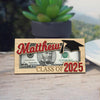 Personalized Grad Money Holder Custom Grad Gift Gift for High School Senior Custom Grad Name Cash Holder