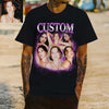 Custom Bootleg T-shirt Custom Photo Shirt Custom Photo Vintage Graphic 90s T-shirt Unisex