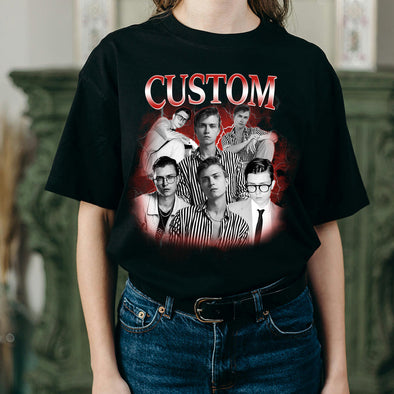 Custom Bootleg T-shirt Custom Photo Shirt Custom Photo Vintage Graphic 90s T-shirt Unisex